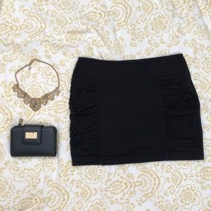 Black pencil skirt